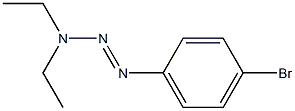 1-(4-Bromophenyl)-3,3-diethyltriazene 结构式