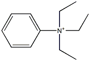 Phenyltriethylaminium 结构式