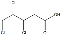 3,4,5-Trichlorovaleric acid 结构式