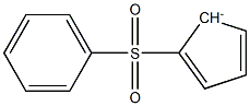 1-(Phenylsulfonyl) cyclopentadienide 结构式