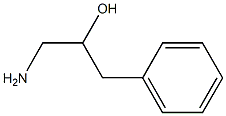 3-Phenyl-2-hydroxy-1-propanamine 结构式
