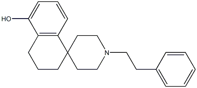 1-Phenethylspiro[piperidine-4,1'-tetralin]-5'-ol 结构式