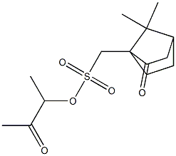 (7,7-Dimethyl-2-oxobicyclo[2.2.1]heptan-1-yl)methanesulfonic acid 1-methyl-2-oxopropyl ester 结构式