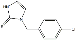 1-(4-Chlorobenzyl)-4-imidazoline-2-thione 结构式