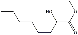 2-Hydroxycaprylic acid methyl ester 结构式