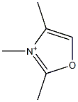 2,3,4-Trimethyloxazolium 结构式