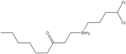 1-(Dichlorobutylstannyl)-3-nonanone 结构式