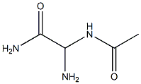 Amino(acetylamino)acetamide 结构式