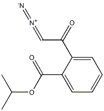 2-(Diazoacetyl)benzoic acid isopropyl ester 结构式