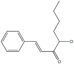 Styryl 1-chloropentyl ketone 结构式