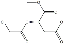 [S,(-)]-2-[(Chloroacetyl)oxy]succinic acid dimethyl ester 结构式