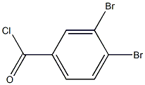 3,4-Dibromobenzoic acid chloride 结构式
