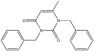 1,3-Dibenzyl-6-methyluracil 结构式