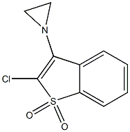 3-(1-Aziridinyl)-2-chlorobenzo[b]thiophene 1,1-dioxide 结构式