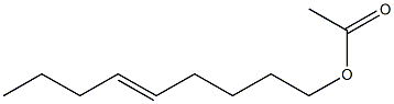 Acetic acid 5-nonenyl ester 结构式