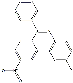 (Z)-N-[Phenyl(4-nitrophenyl)methylene]-4-methylbenzenamine 结构式