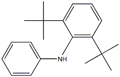 2,6-Di-tert-butylphenylphenylamine 结构式