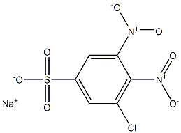 5-Chloro-3,4-dinitrobenzenesulfonic acid sodium salt 结构式