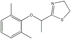 2-[1-(2,6-Dimethylphenyloxy)ethyl]-2-thiazoline 结构式