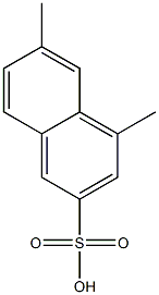 4,6-Dimethyl-2-naphthalenesulfonic acid 结构式