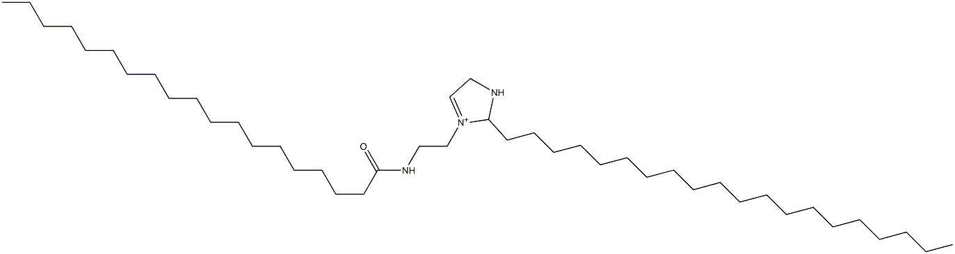 2-Icosyl-3-[2-(nonadecanoylamino)ethyl]-3-imidazoline-3-ium 结构式