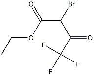 2-Bromo-4,4,4-trifluoro-3-oxobutyric acid ethyl ester 结构式