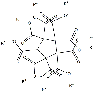 1,1,2,2,3,3,4,4,5-Cyclopentanenonacarboxylic acid nonapotassium salt 结构式