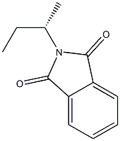 (+)-N-[(S)-sec-Butyl]phthalimide 结构式