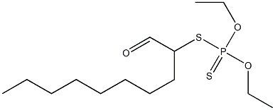 Dithiophosphoric acid O,O-diethyl S-(1-oxodecan-2-yl) ester 结构式