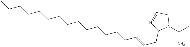 1-(1-Aminoethyl)-2-(2-heptadecenyl)-3-imidazoline 结构式