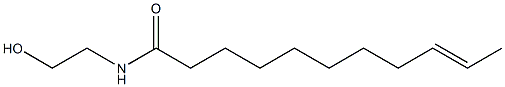 N-(2-Hydroxyethyl)-9-undecenamide 结构式