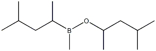 Methyl(1,3-dimethylbutyl)[(1,3-dimethylbutyl)oxy]borane 结构式