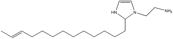 1-(2-Aminoethyl)-2-(11-tridecenyl)-4-imidazoline 结构式