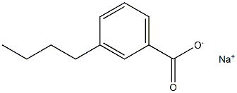 3-Butylbenzoic acid sodium salt 结构式