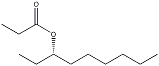 (-)-Propionic acid [(S)-nonane-3-yl] ester 结构式