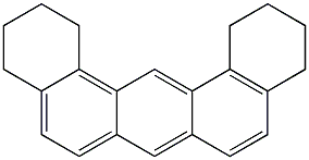 1,2,3,4,10,11,12,13-Octahydrodibenz[a,j]anthracene 结构式