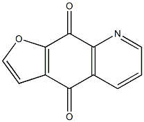 Furo[3,2-g]quinoline-4,9-dione 结构式
