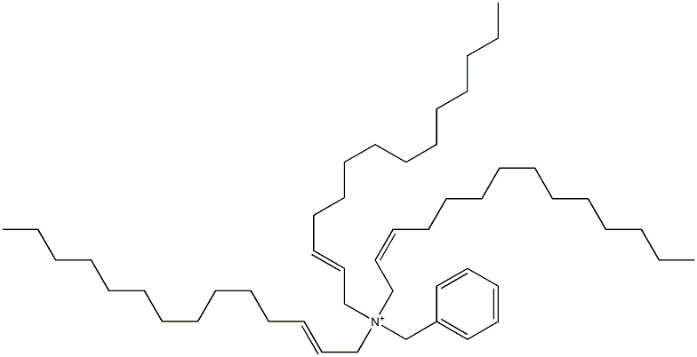 Tri(2-tetradecenyl)benzylaminium 结构式
