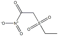 [[(Nitrocarbonyl)methyl]sulfonyl]ethane 结构式