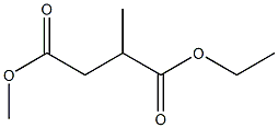 2-Methylsuccinic acid 1-ethyl 4-methyl ester 结构式