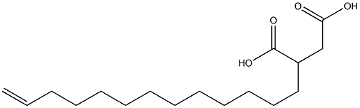 2-(12-Tridecenyl)succinic acid 结构式