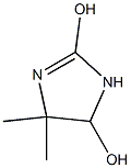 5,5-Dimethyl-3,4-dihydro-5H-imidazole-2,4-diol 结构式