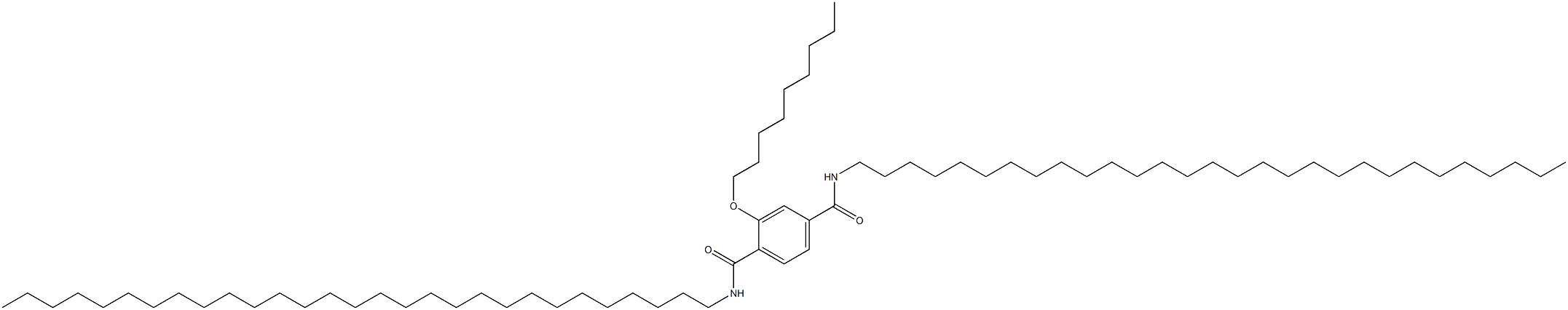 2-(Nonyloxy)-N,N'-dinonacosylterephthalamide 结构式