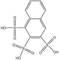 1,2,3-Naphthalenetrisulfonic acid 结构式