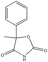 5-Phenyl-5-methyloxazolidine-2,4-dione 结构式