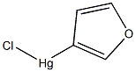 Chloro 3-furylmercury(II) 结构式