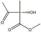 [S,(+)]-2-Hydroxy-2-methylacetoacetic acid methyl ester 结构式