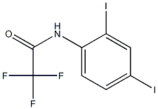 N-(2,4-Diiodophenyl)trifluoroacetamide 结构式