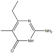 2-Amino-6-ethyl-5-methylpyrimidin-4(3H)-one 结构式