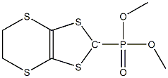 5,6-Dihydro-2-(dimethoxyphosphinyl)-1,3-dithiolo[4,5-b][1,4]dithiin-2-ide 结构式